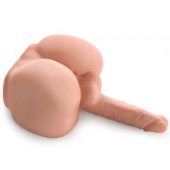  PDX Dirty Talk - lifelike moaning penis dildo torso masturbator (natural)