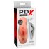 PDX Double Stroker - 2-in-1 Realistic Masturbator (Natural) 