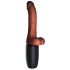 King Cock Plus 7.5 - Thrusting Vibrator with Balls (Brown) 