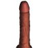 King Cock Plus 7.5 - Thrusting Vibrator with Balls (Brown) 