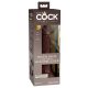 King Cock Elite 7 - Suction Cup Realistic Dildo (7 inches) - Brown 