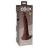 King Cock Elite 7 - Suction Cup Realistic Dildo (7 inches) - Brown 