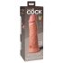 King Cock Elite 8 - Suction Cup Realistic Dildo (20cm) - Natural 