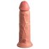 King Cock Elite 8 - Suction Cup Realistic Dildo (20cm) - Natural 