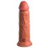 King Cock Elite 8 - Suction Cup Realistic Dildo (20cm) - Dark Natural 