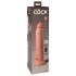 King Cock Elite 9 - Suction Cup Vibrator 9 Inch - Natural 