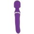 Javida Wand & Pearl - 2-in-1 Massage Vibrator (Purple) 