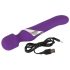 Javida Wand & Pearl - 2-in-1 Massage Vibrator (Purple) 