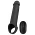 Rebel - Rechargeable, Wireless Vibrating Penis Sleeve (Black) 