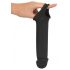 Rebel - Rechargeable, Wireless Vibrating Penis Sleeve (Black) 