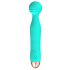 Cuties Mini Wand - rechargeable, waterproof massage vibrator (green) 