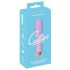 Cuties Mini - rechargeable, waterproof, grid vibrator (purple) 