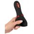 Rebel - Battery Powered, Dual Motor glans Vibrator (Black) 