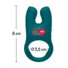 Fun Factory NOS - vibrating penis ring (turquoise)