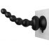 3Some Wall Banger Beads - Rechargeable, Wireless Prostate Vibrator (Black) 