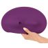 VibePad 2 - rechargeable, radio controlled, licking pillow vibrator (purple)