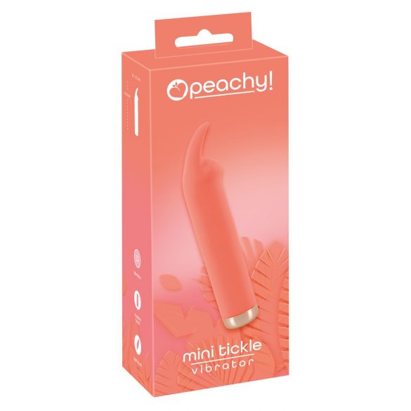 Peachy! Mini Bunny - Rechargeable Bunny Clitoral Vibrator (Peach) 