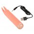 Peachy! Mini Bunny - Rechargeable Bunny Clitoral Vibrator (Peach) 