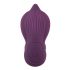 Javida RC - Rechargeable, radio controlled, 2 function clitoral vibrator (purple)