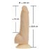 Naked Addiction 7 Rotating Rechargeable Vibrator (18cm) - Natural 