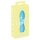 Cuties Mini 3 - Rechargeable, Waterproof, Ribbed Vibrator (Turquoise) 