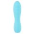 Cuties Mini 3 - Rechargeable, Waterproof, Ribbed Vibrator (Turquoise) 