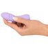 Cuties Mini 3 - Rechargeable, Waterproof, Spiral Vibrator (Purple) 