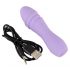 Cuties Mini 3 - Rechargeable, Waterproof, Spiral Vibrator (Purple) 