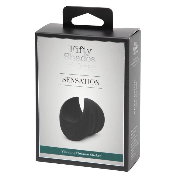 Fifty Shades of Grey Sensation - glans Vibrator (Black) 