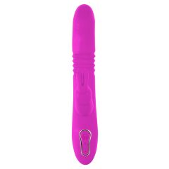   SMILE Rabbit - rechargeable vibrator with spinning handle (pink)