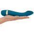 Hot 'n Cold - Rechargeable Cooling and Warming G-Spot Vibrator (Turquoise) 