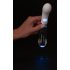 You2toys Liaison - Silicone-Glass LED Vibrator (Clear-White) 