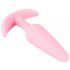 Cuties Mini Butt Plug - Silicone Anal Dildo - Pink (2.1cm) 