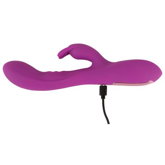 Javida Thumping Rabbit - battery operated, 3 motor vibrator with tickle lever (purple)