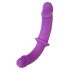 SMILE - double dildo with strap-on underwear (purple-black)