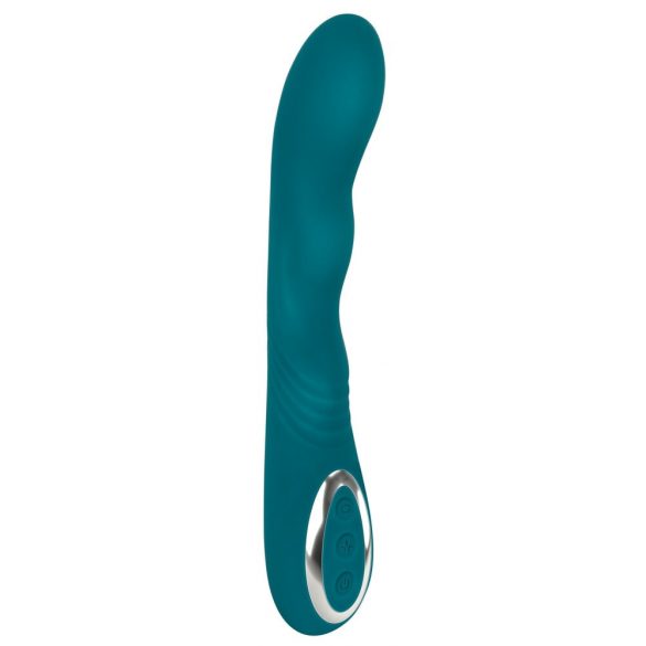 SMILE - Rechargeable, Waterproof G-Spot Rotating Vibrator (Green) 