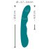 SMILE - Rechargeable, Waterproof G-Spot Rotating Vibrator (Green) 