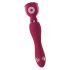 Rose Red - Rechargeable Rose Stick Vibrator (Red) 