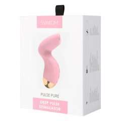  Svakom Pulse Pure - rechargeable, air-wave clitoris stimulator (pink)