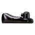 Louisiana Lounger - Sex Bed with Built-in Vibrator (Black) 