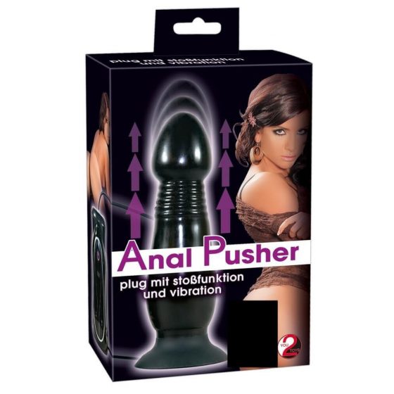 You2Toys - Pusher, Anal Vibrator (black)