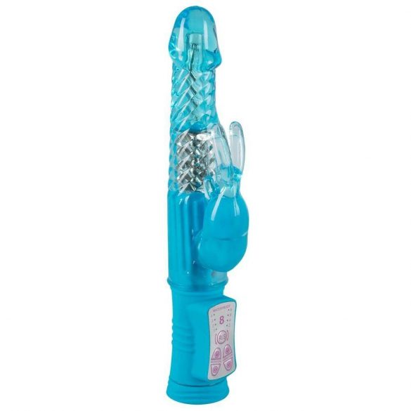 You2Toys - Sugar Babe - Beaded Rabbit Vibrator (Blue) 