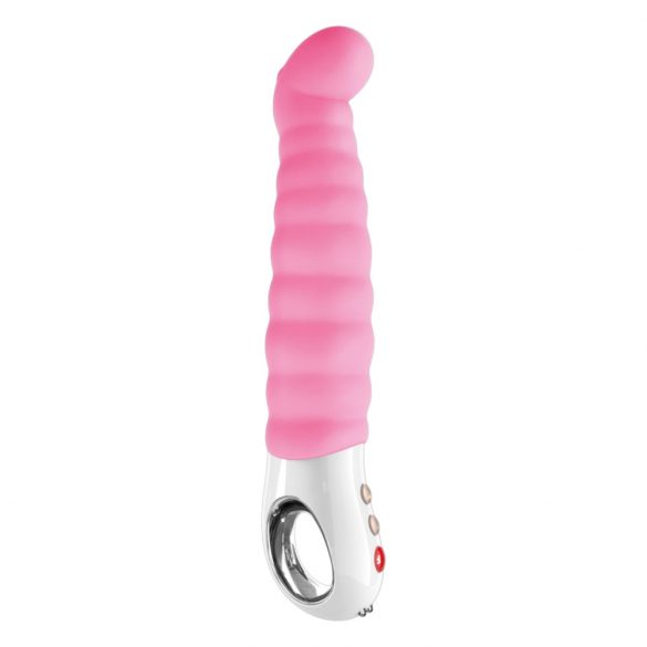 Fun Factory G5 - Rechargeable, Waterproof Ribbed G-spot Vibrator (Pink) 