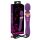 Javida Double - Massage Vibrator (Purple) 