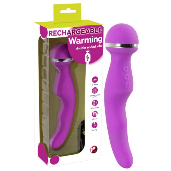 You2Toys - Warming - Rechargeable Warming Massage Vibrator (Pink) 