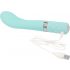 Sassy Pillow Talk - Rechargeable G-Spot Vibrator (Turquoise) 