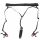 Bad Kitty - Crotchless Panties with Clamps and Vibrator - Black (S-L) 