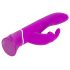 HappyRabbit Curve - Waterproof Rechargeable Clitoral Vibrator (Purple) 