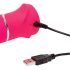 Happyrabbit Thrusting - Rechargeable Clitoral Thrusting Vibrator (Pink) 