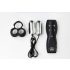 HOT Octopus JETT - Dual Motor Glans Vibrator (Black-Silver) 